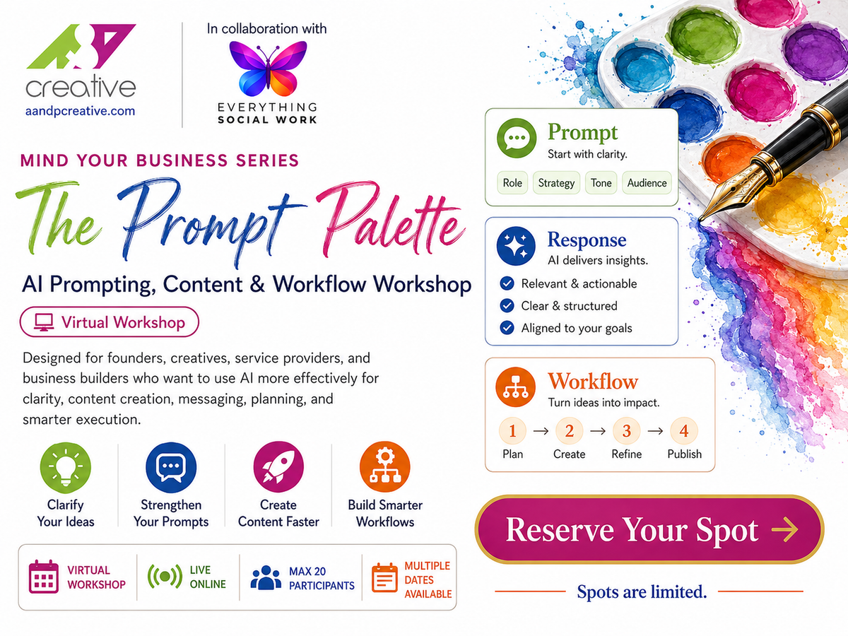 Mind Your Business: The Prompt Palette, July 28